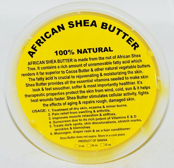 African Shea Butter 100% Natural, 16 oz.