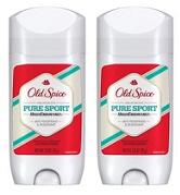 Old Spice Pure Sport High Endurance Antiperspirant Deodorant, 3.0 oz (Pack of 2)