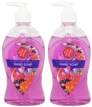 Universal Antibacterial Berry Medley Hand Soap, 13.5 oz (Pack of 2)