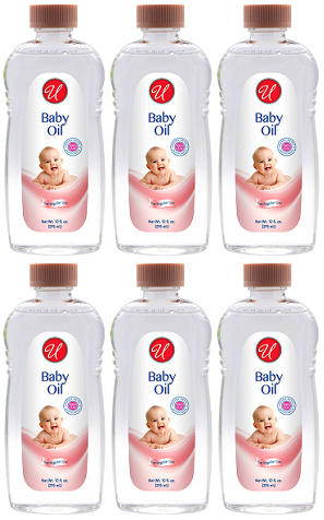 Regular Use Baby Oil, 10 oz. (Pack of 6)