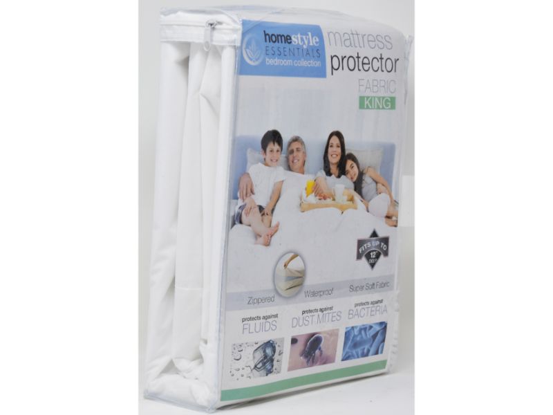 Mattress Protector Fabric Queen size 60" x 80" x 12", 1-ct