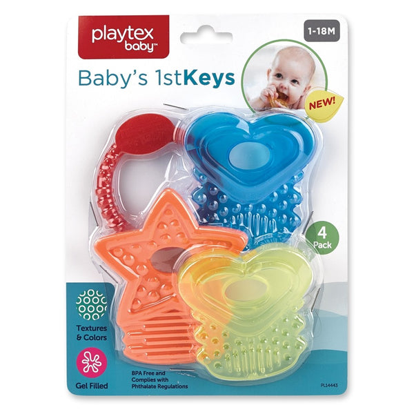 Playtex Baby's 1st Keys, 4 Pack