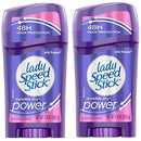 Lady Speed Stick Powder Fresh Invisible Dry Power Deodorant, 1.4 oz (Pack of 2)