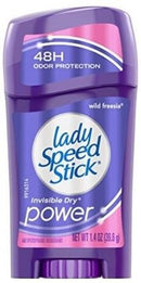 Lady Speed Stick Powder Fresh Invisible Dry Power Deodorant, 1.4 oz