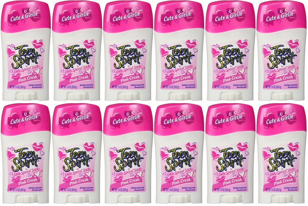 Teen Spirit Lady Speed Stick Pink Crush Deodorant, 1.4 oz. (Pack of 12)