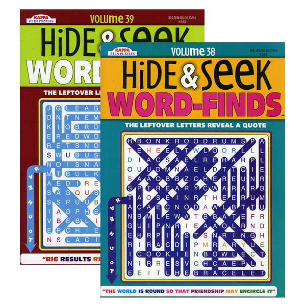 Hide & Seek Word-Finds Puzzle Book, 1-ct
