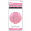 Pink Round Paper Lantern 12", 1 ct.