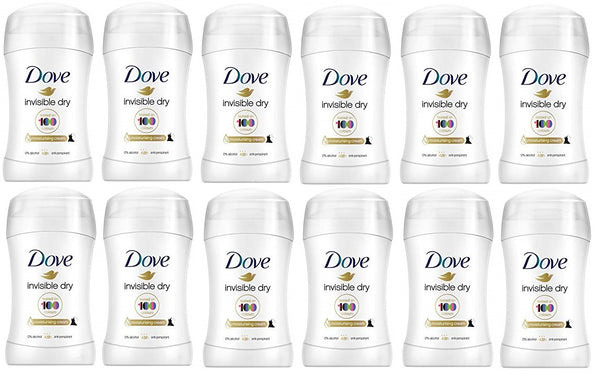 Dove Invisible Dry Anti-Perspirant Deodorant, 40 ml (Pack of 12)