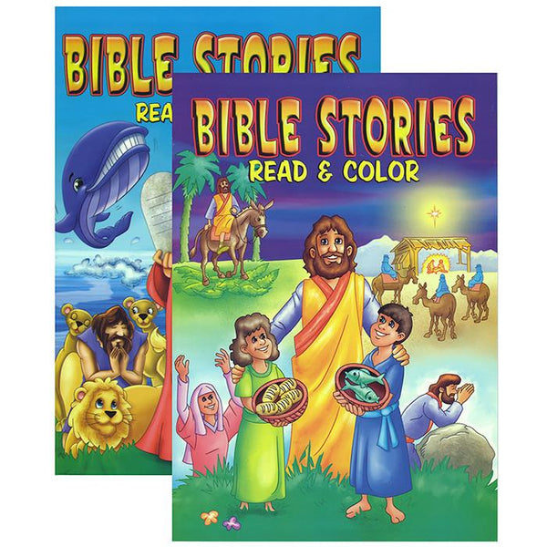 Bible Stories Read & Color , 1-ct