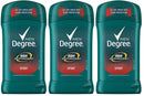 Degree for Men Dry Protection Sport 48 Hour Deodorant, 1.7 oz. (Pack of 3)