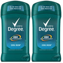 Degree for Men Cool Rush 48 Hour Antiperspirant, 2.7 oz. (Pack of 2)