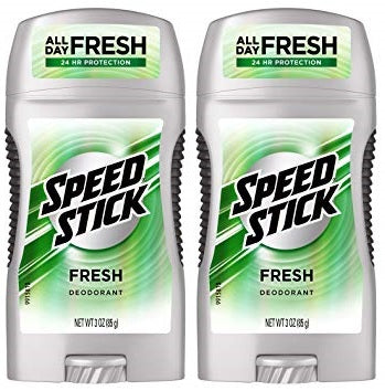 Speed Stick Fresh 24 Hour Protection Deodorant, 3 oz. (Pack of 2)