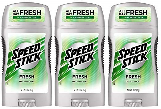 Speed Stick Fresh 24 Hour Protection Deodorant, 3 oz. (Pack of 3)