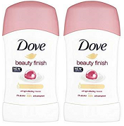 Dove Beauty Finish with Light Reflecting Minerals Deodorant, 40 ml (Pack of 2)
