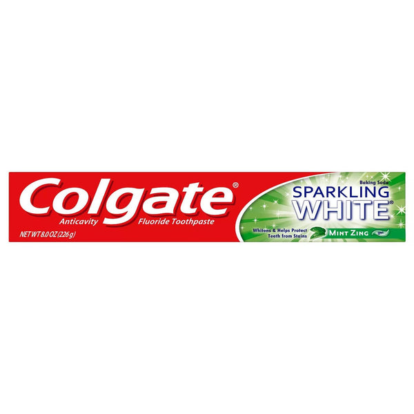 Colgate Sparkling White Mint Zing Toothpaste, 8.0 oz