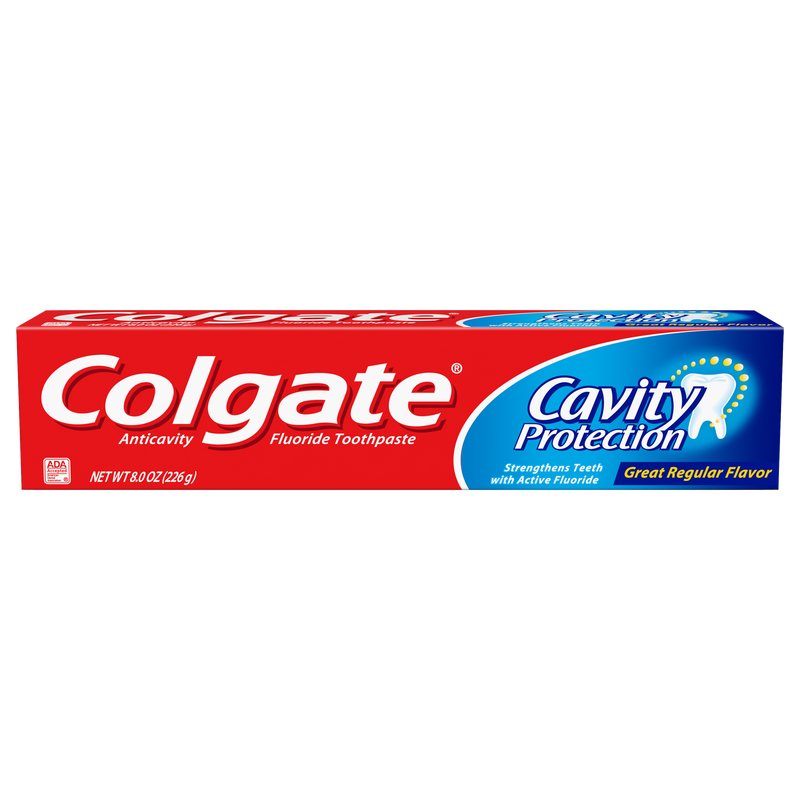 Colgate Cavity Protection Regular Flavor Toothpaste, 8.0oz (226g)