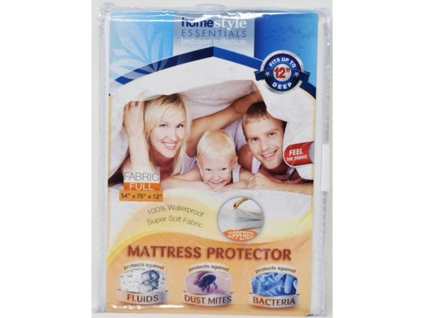 Mattress Protector Fabric Full size 54" x 75 x 12", 1-ct