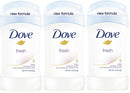 Dove Fresh Invisible Solid Anti-Perspirant Deodorant, 1.6 oz. (Pack of 3)