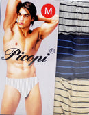 Picopi Striped Assorted Briefs, Pack of 3