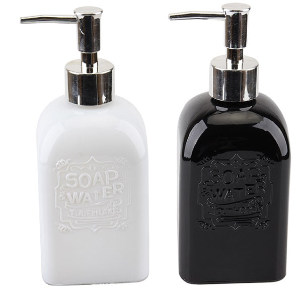 Soap Dispenser Ceramic Solid Color, 1-ct