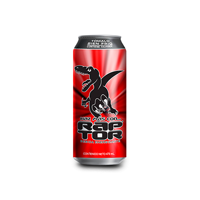 RapTor Sparkling Energy Drink, 473 ml.