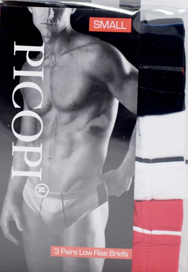 Picopi Low Rise Assorted Briefs, Pack of 3