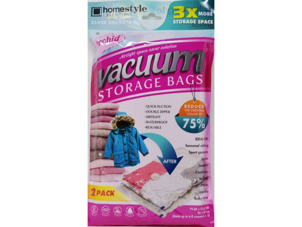 Vacuum Storage Bags Orchid 60x80cm, 1-ct