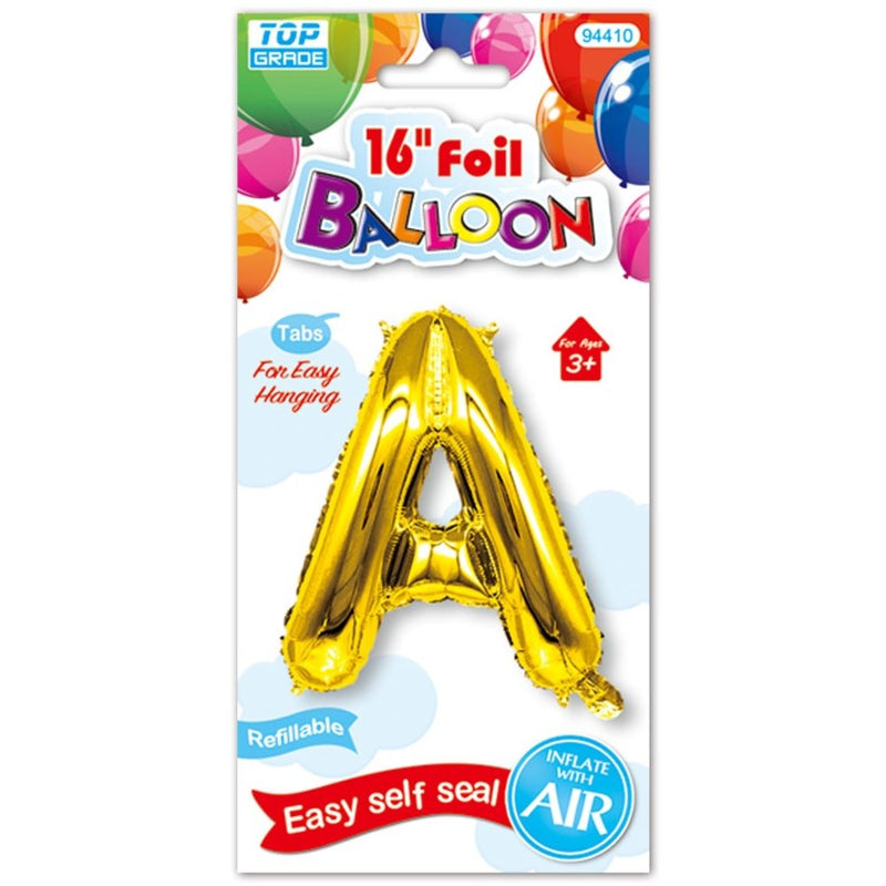 16" Foil Balloon Letter "A", 1-ct.