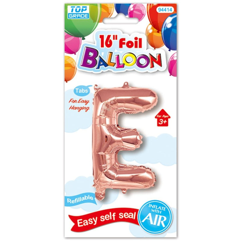16" Foil Balloon Letter "E", 1-ct.