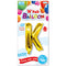 16" Foil Balloon Letter "K", 1-ct.