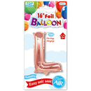 16" Foil Balloon Letter "L", 1-ct.