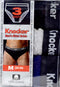 Knocker Men's Bikini Assorted Briefs, Pack of 3