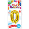 16" Foil Balloon Letter "O", 1-ct.