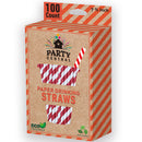 Party Central Paper Straws Colors, 100ct