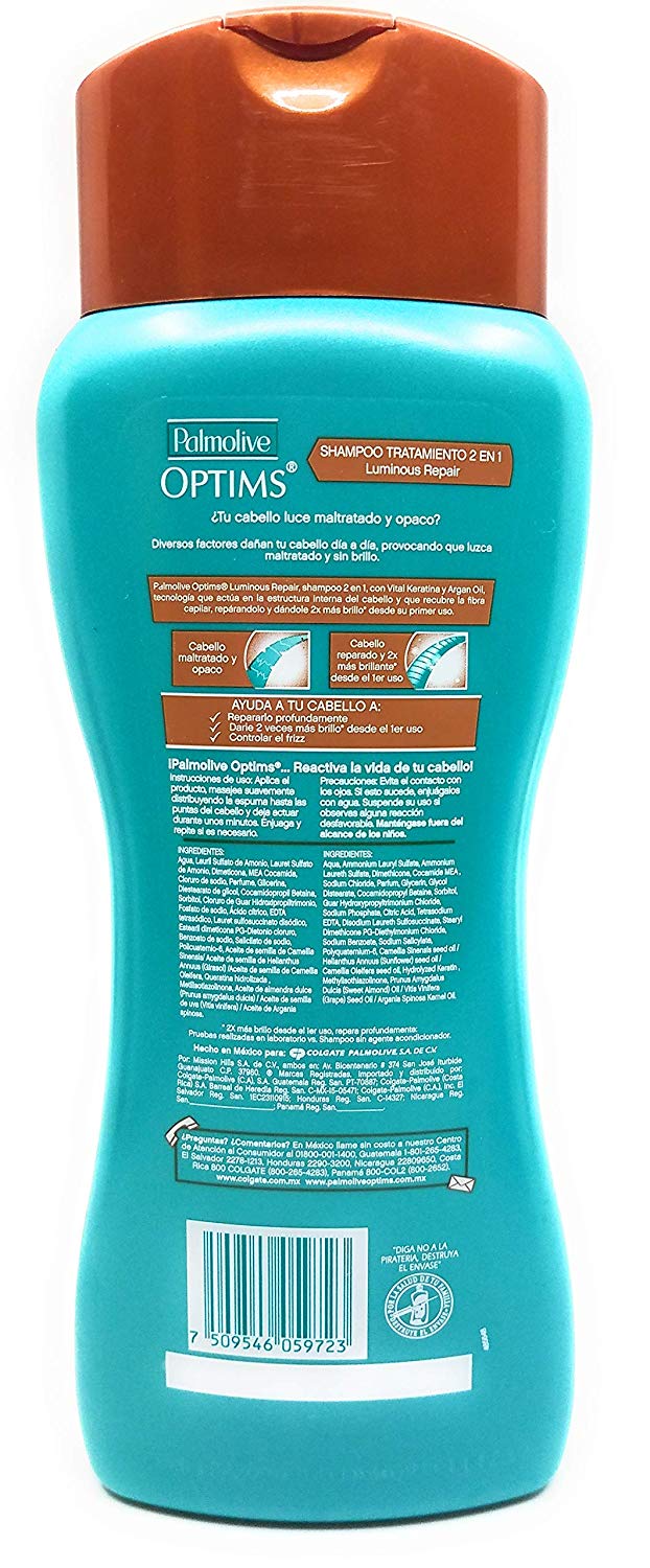 Palmolive Optims Luminous Repair Shampoo Treatment 2-in-1, 700 ml