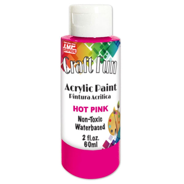 2oz Acrylic Paint Hot Pink, 1-ct.