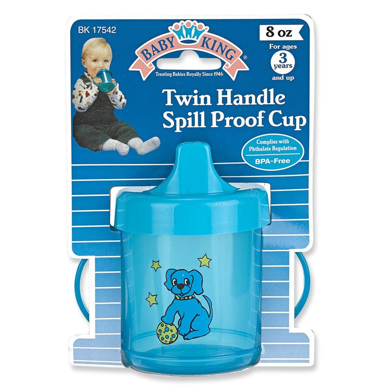 Baby King 8 oz. Twin Handle Spill Proof Baby Cup