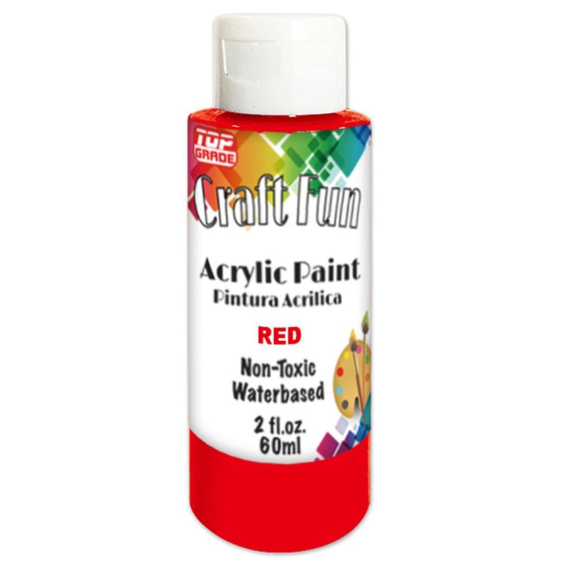 2oz Acrylic Paint Red, 1-ct.