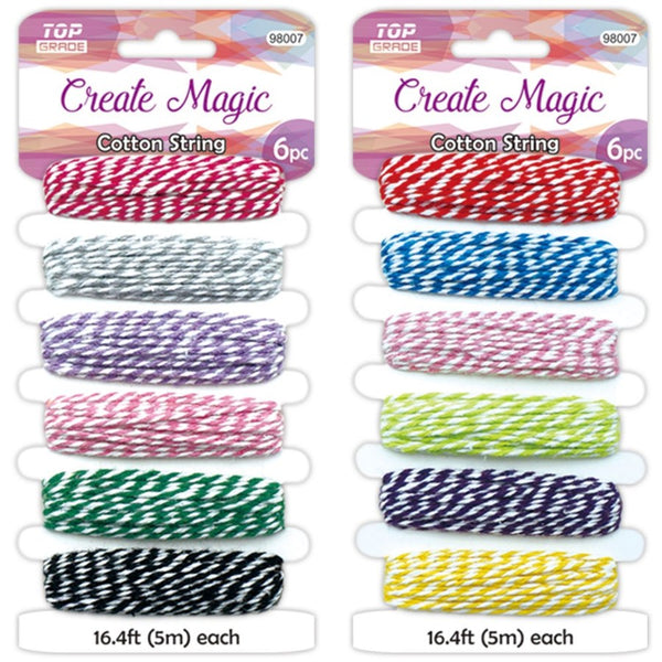 Cotton Craft String 16.4ft Assorted, 1-ct.