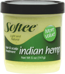 Softee Indian Hemp Hair & Scalp Treatment, 5 oz.