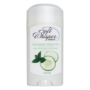 Soft Whisper by PowerStick Cucumber Green Tea Anti-Perspirant Deodorant, 2 oz.