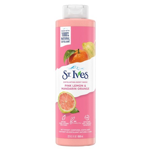 St. Ives Pink Lemon & Mandarin Orange Body Wash, 22 fl oz