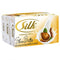 Silk Shea Butter Moisturizing Milk Cream Beauty Bar Soap, 3 Pack