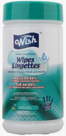 Wish Hand Sanitizing Wipes, Fresh Scent, Kills 99.99%, 40 Wipes