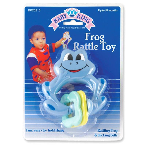 Baby King Baby Frog Rattle