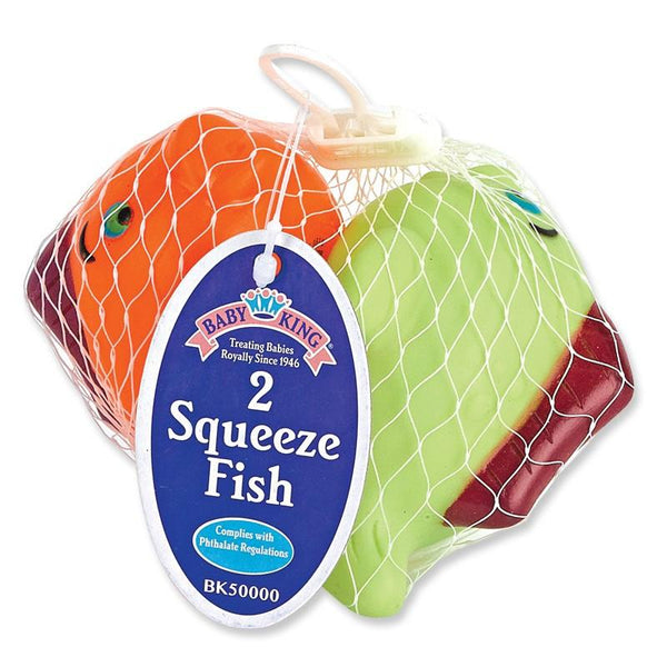 Baby King Baby Squeeze Fish Floating Toys (2 Pack)
