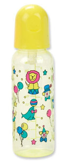 Baby King 9 Oz. Tinted Printed Nurser Baby Bottle BPA Free