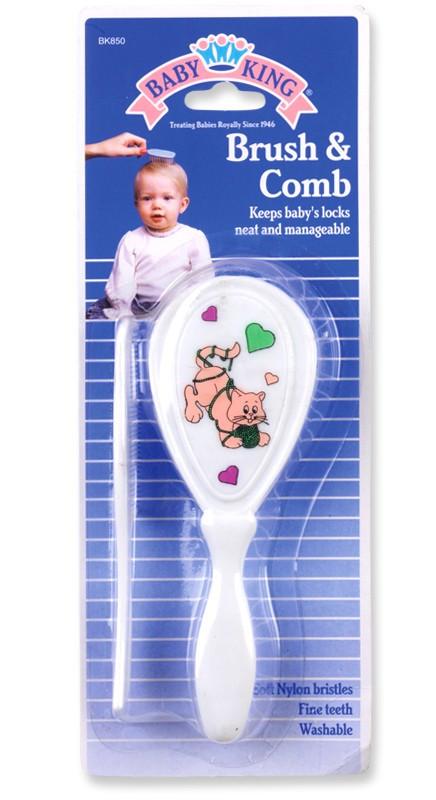 Baby King Baby Brush & Comb