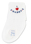 Baby King I Love Mommy & Daddy Socks