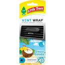 Little Trees Vent Wrap Air Freshener, Caribbean Colada, 4 ct.